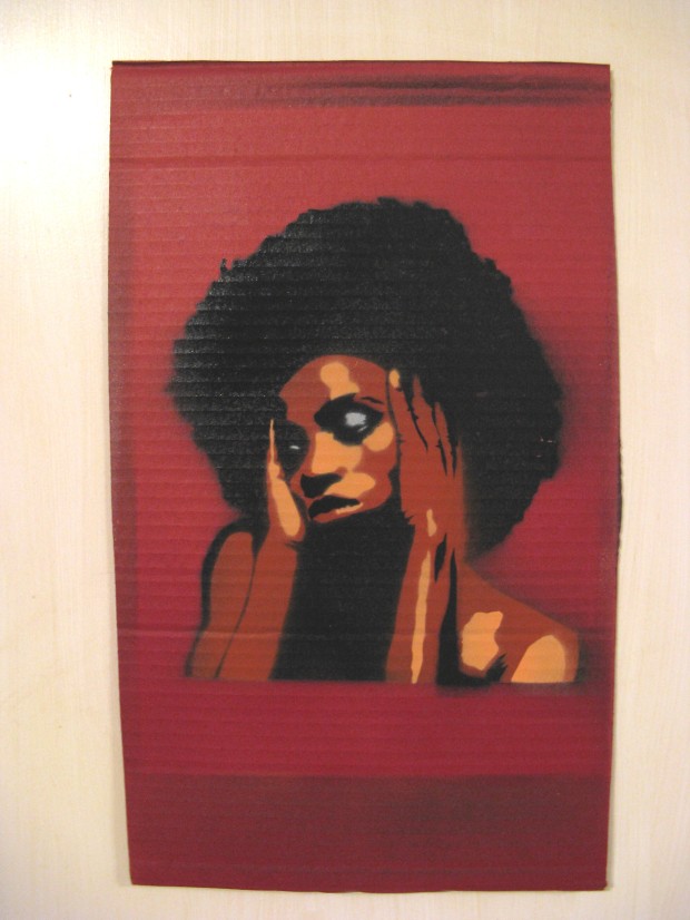Disclaimer: I have no rights to this photo. Copyright by asboluv, "tortured soul (asboluv - stencil on cardboard)" CC BY 2.0